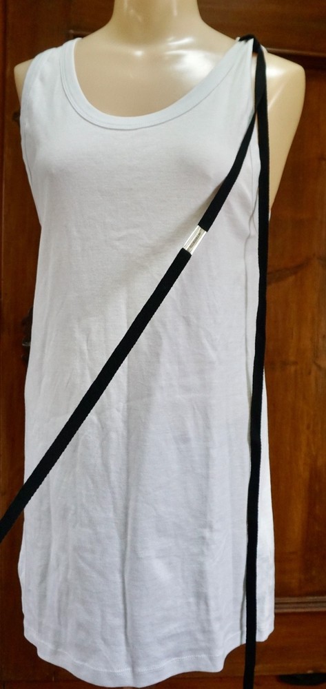 Ann Demeulemeester...Words & Sash.. Tank top!