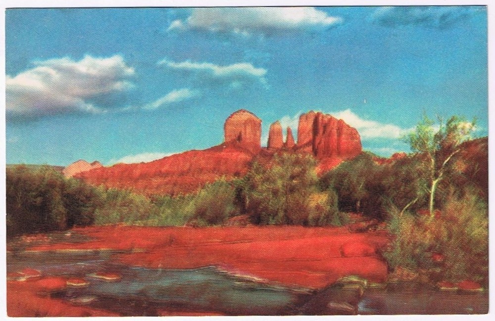 Postcard Castle Rock Oak Creek Canyon Arizona