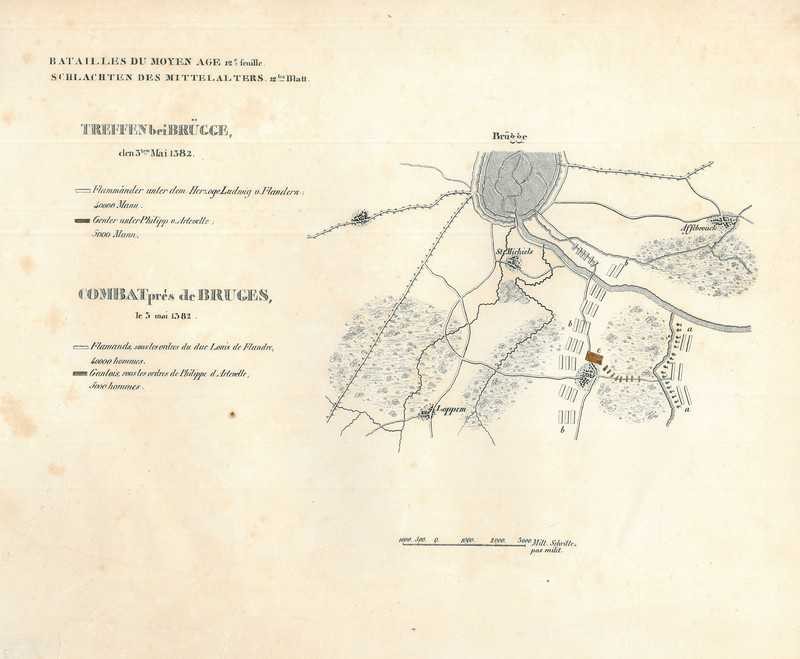 Map of Bruges