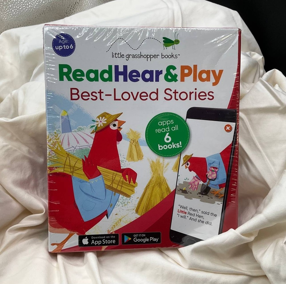 Little Grasshopper Books Read Hear & Play Best-Loved Stories 6-Set NEW