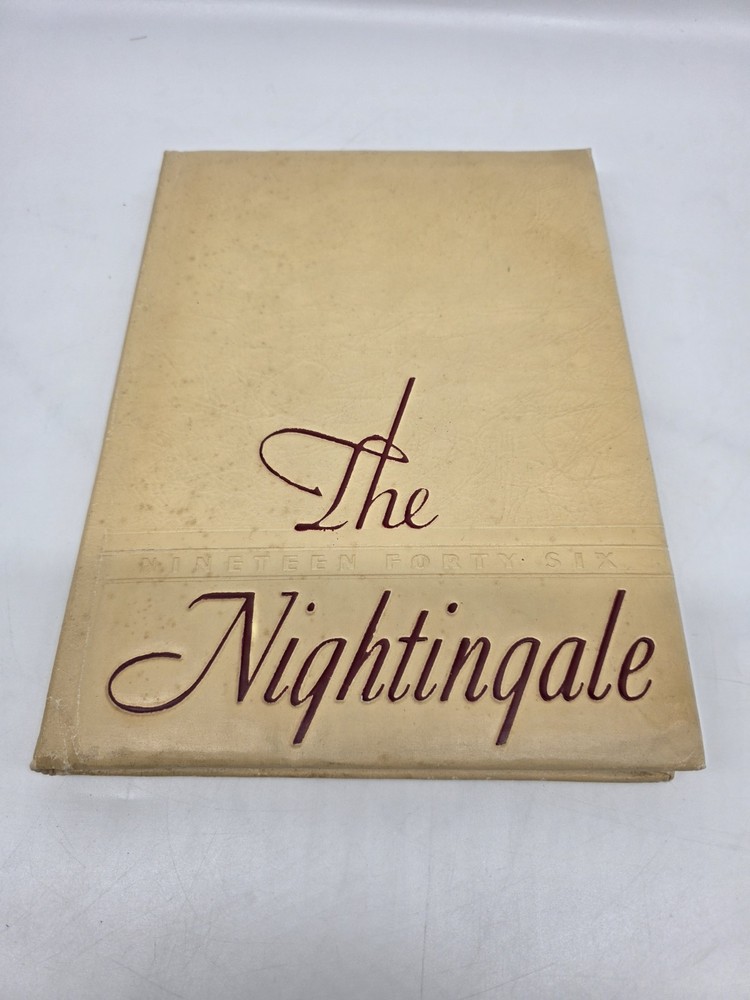 vtg 1946 NURSING SCHOOL YEARBOOK annual REX HOSPITAL raleigh nc THE NIGHTINGALE