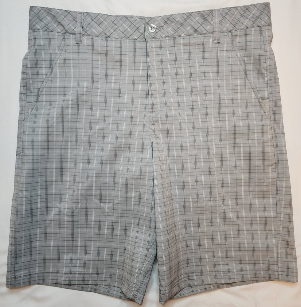 Fila Sport Gray Plaid Golf Shorts Men's 36