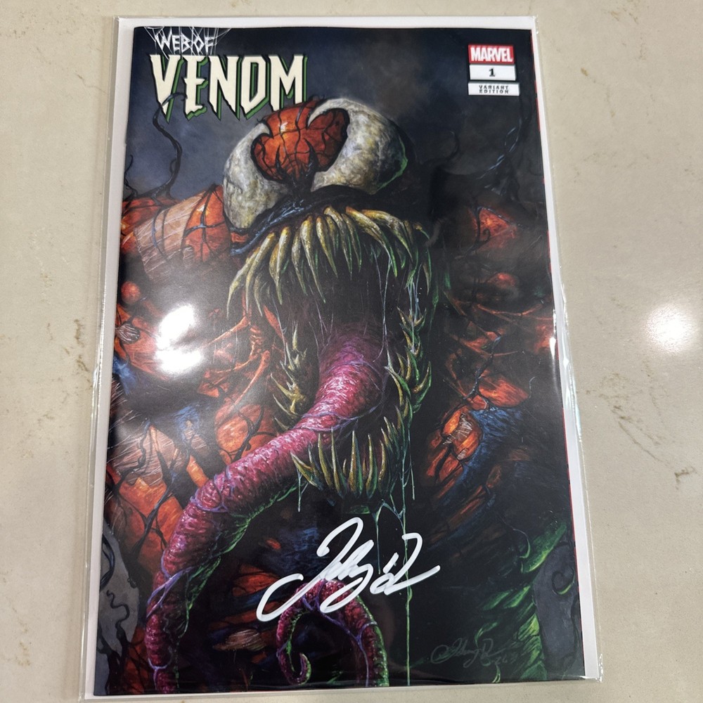 Web of Venom #1 - Johnny Desjardins SIGNED FIRST MARVEL EXCLUSIVE w/COA • NM/M