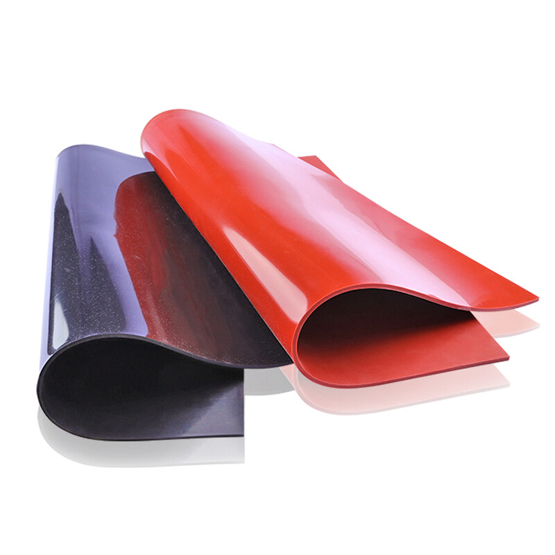 High Temp Silicone Film Square Gasket Pad Clear Black Red Rubber Sheet Mat