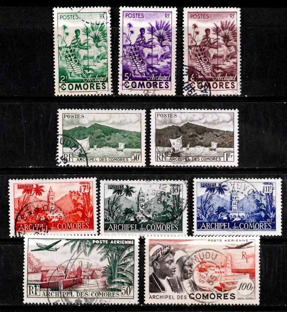 Comoro Is., France: 1950 Stamps Sound