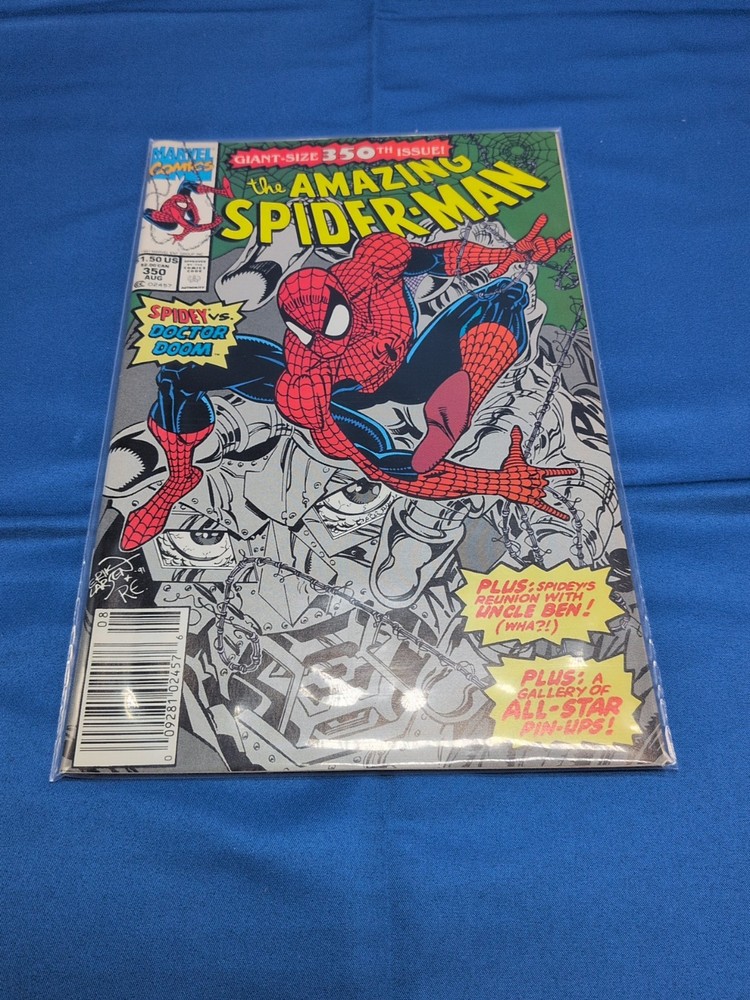 Amazing Spider-Man #350 Marvel Comics Spiderman  Newsstand 1991 DR DOOM