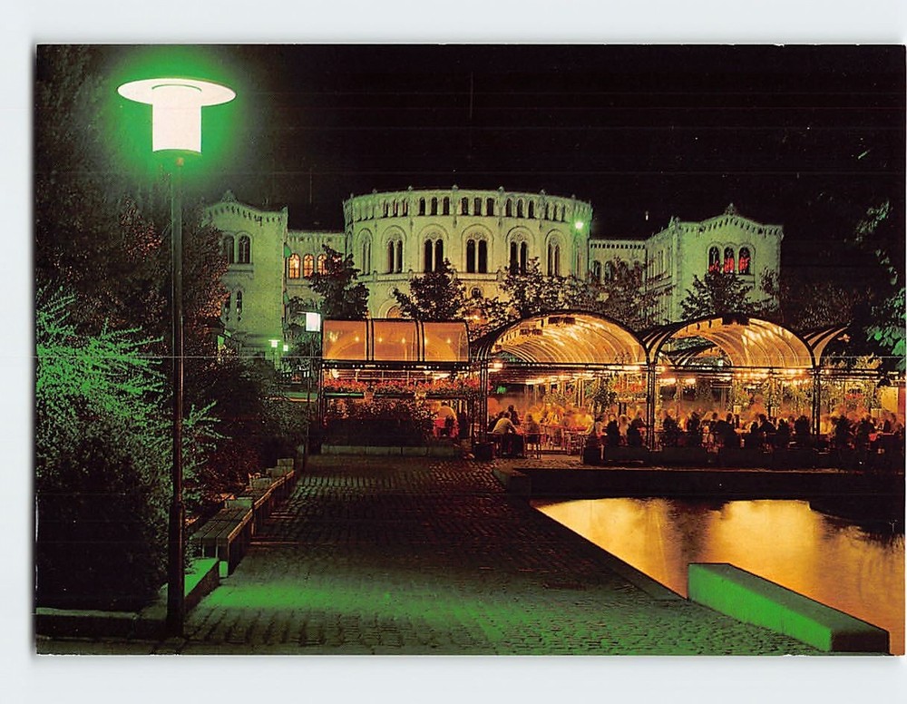 Postcard  Stortinget Building  Oslo Norway