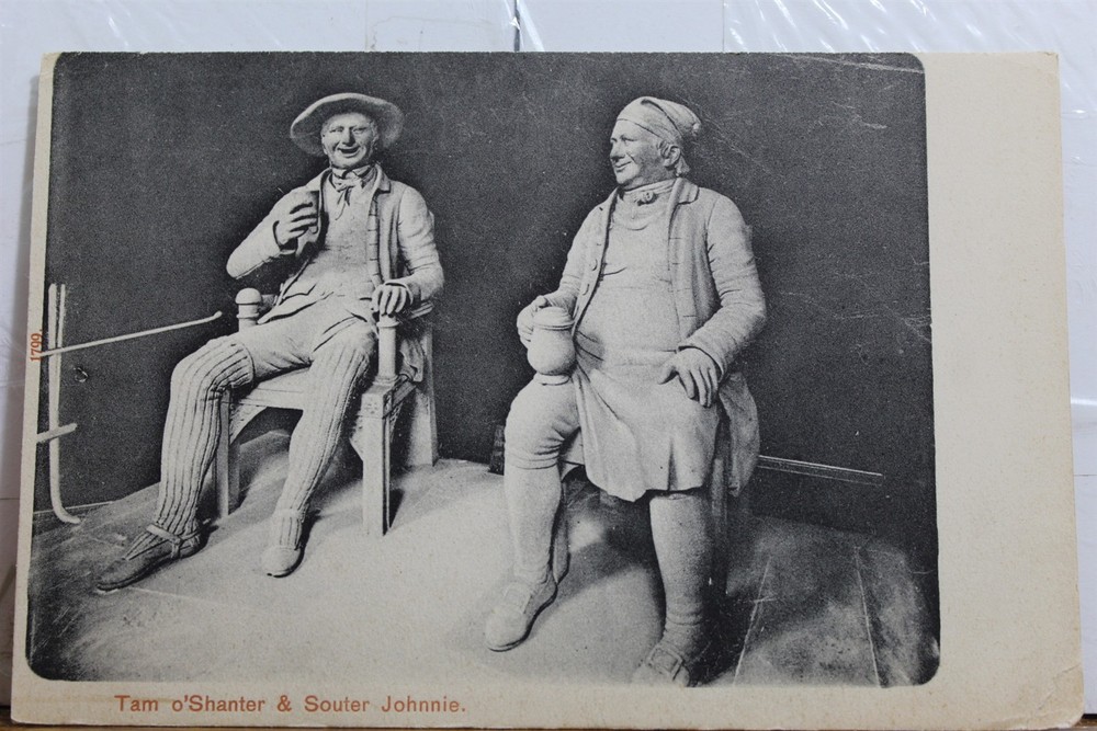 United Kingdom England Tam O'Shanter Souter Johnnie Postcard Old Vintage Card PC