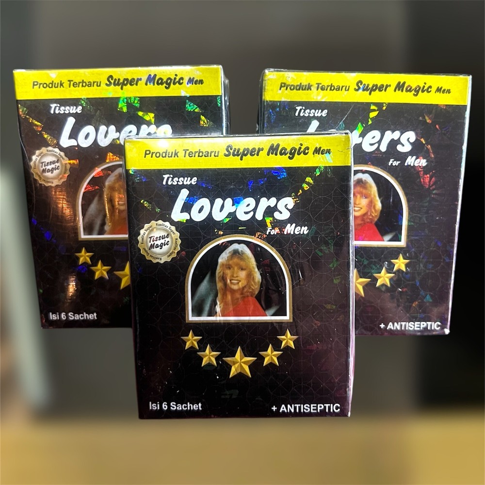 Super Antiseptic Magic Wet Tissue Longer Sex Delayed Ejaculation 3 Box (18 pcs)