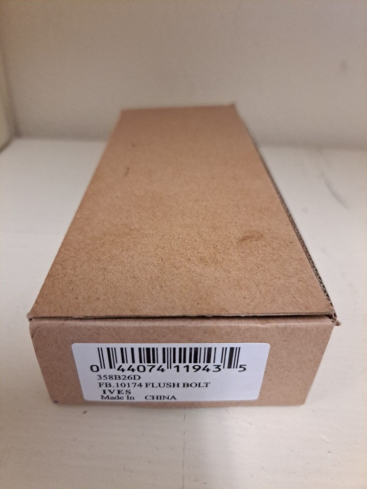 IVES Flush Bolt 358B26D FB.10174 Doors Industrial School