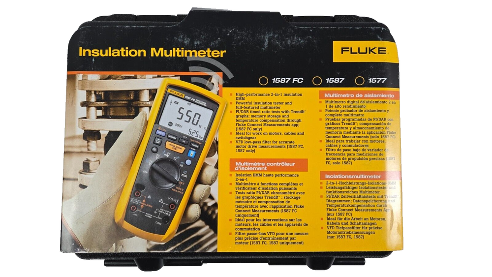 FLUKE 1587 FC 2 IN 1 INSULATION MULTIMETER W FLUKE CONNECT NEW