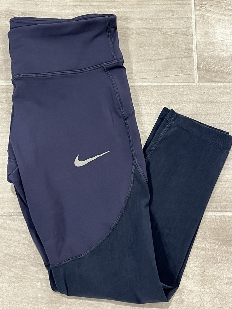 Nike Dri-Fit Running Pants Women’s Size Small Blue