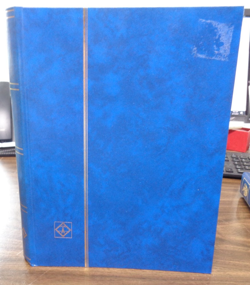 Lighthouse Stamps Stock Book With 16 DBL SIDED BLACK PAGES