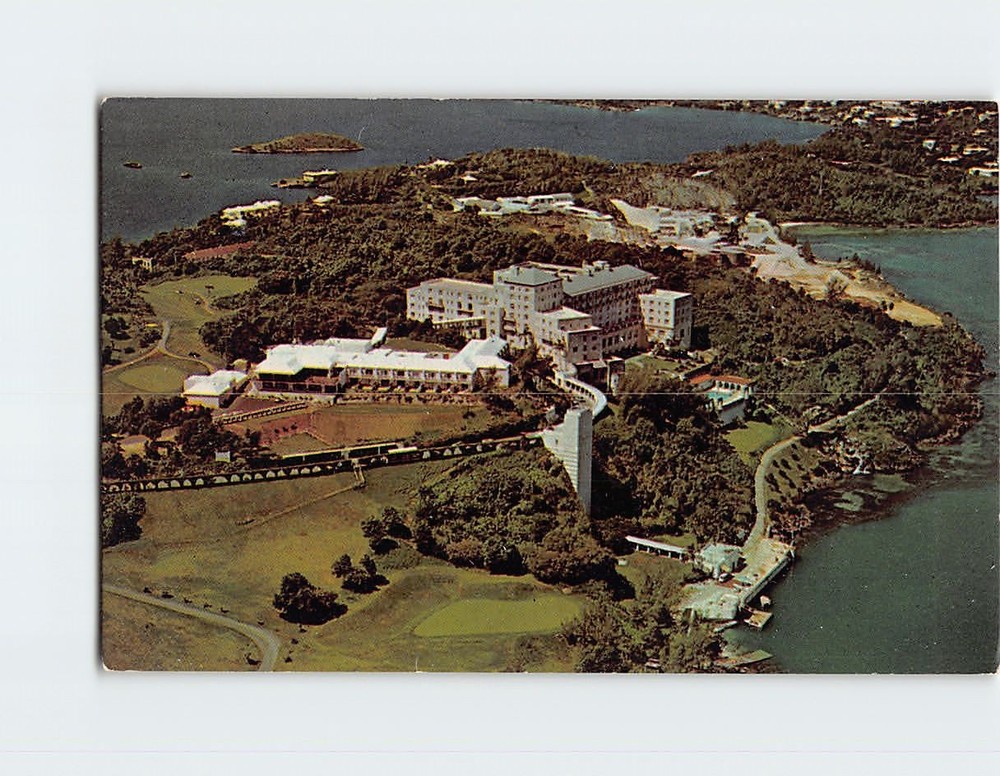 Postcard Castle Harbour Beach and Golf Club Bermuda British Overseas Territory