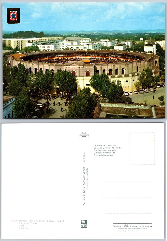 Continental Tarragona Bullring Postcard