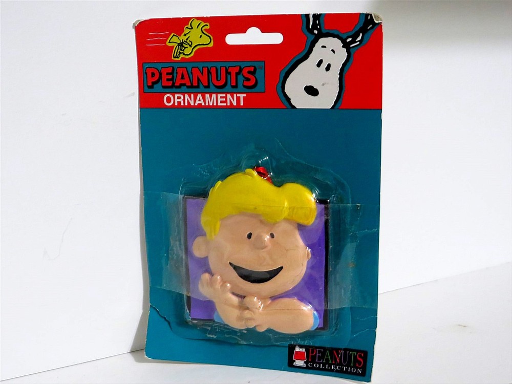 Snoopy Peanuts Charlie Brown Schroeder Kurt Adler Christmas Face Series Ornament