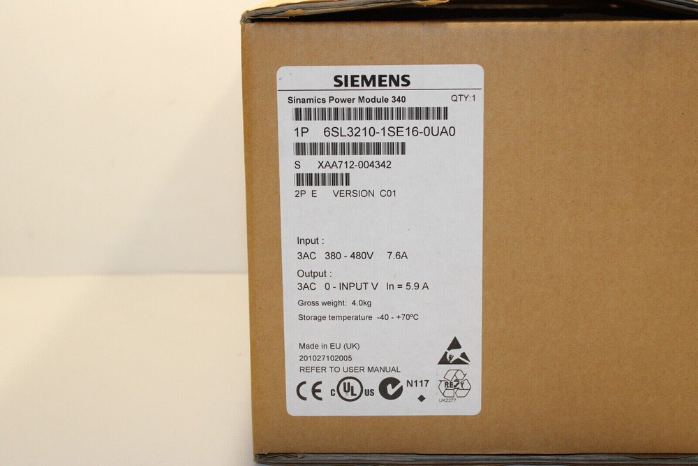 1PC New 6SL3210-1SE16-0UA0 6SL3 210-1SE16-0UA0 DHL Expided Shipping #A6-37