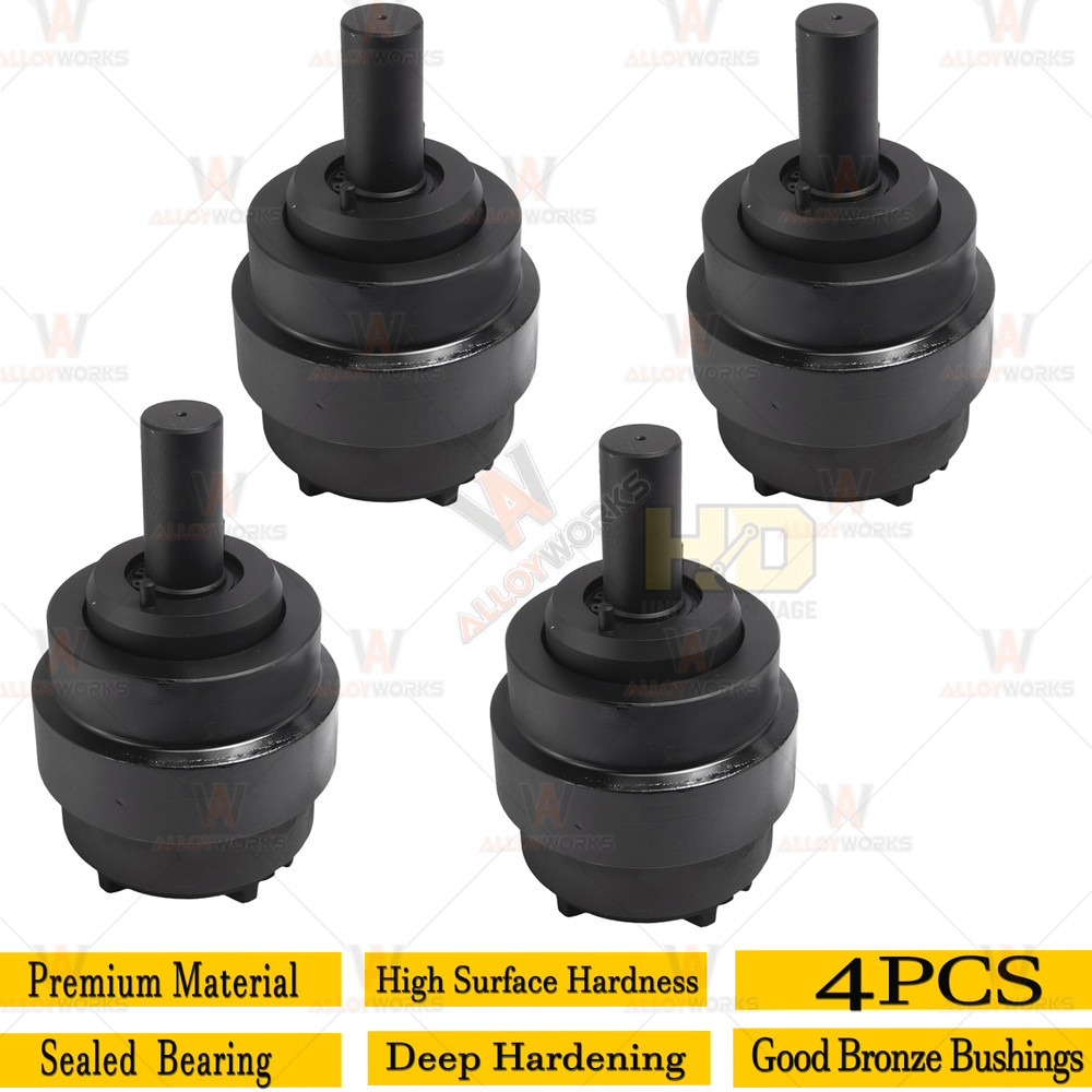 4pcs Top Roller For Caterpillar 299D2 299D3 D2 D3 D3B 933 D3C D3G D4B D4G D4C.