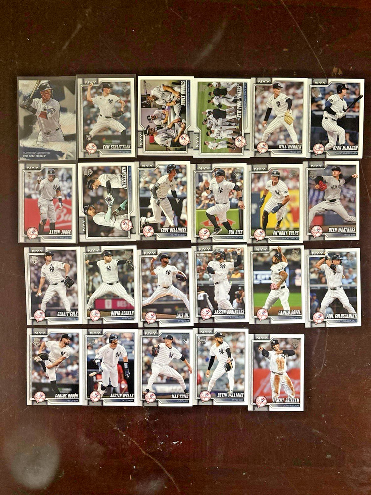 2026 Topps NY Yankees 23-Card Lot Aaron Judge Stars Insert