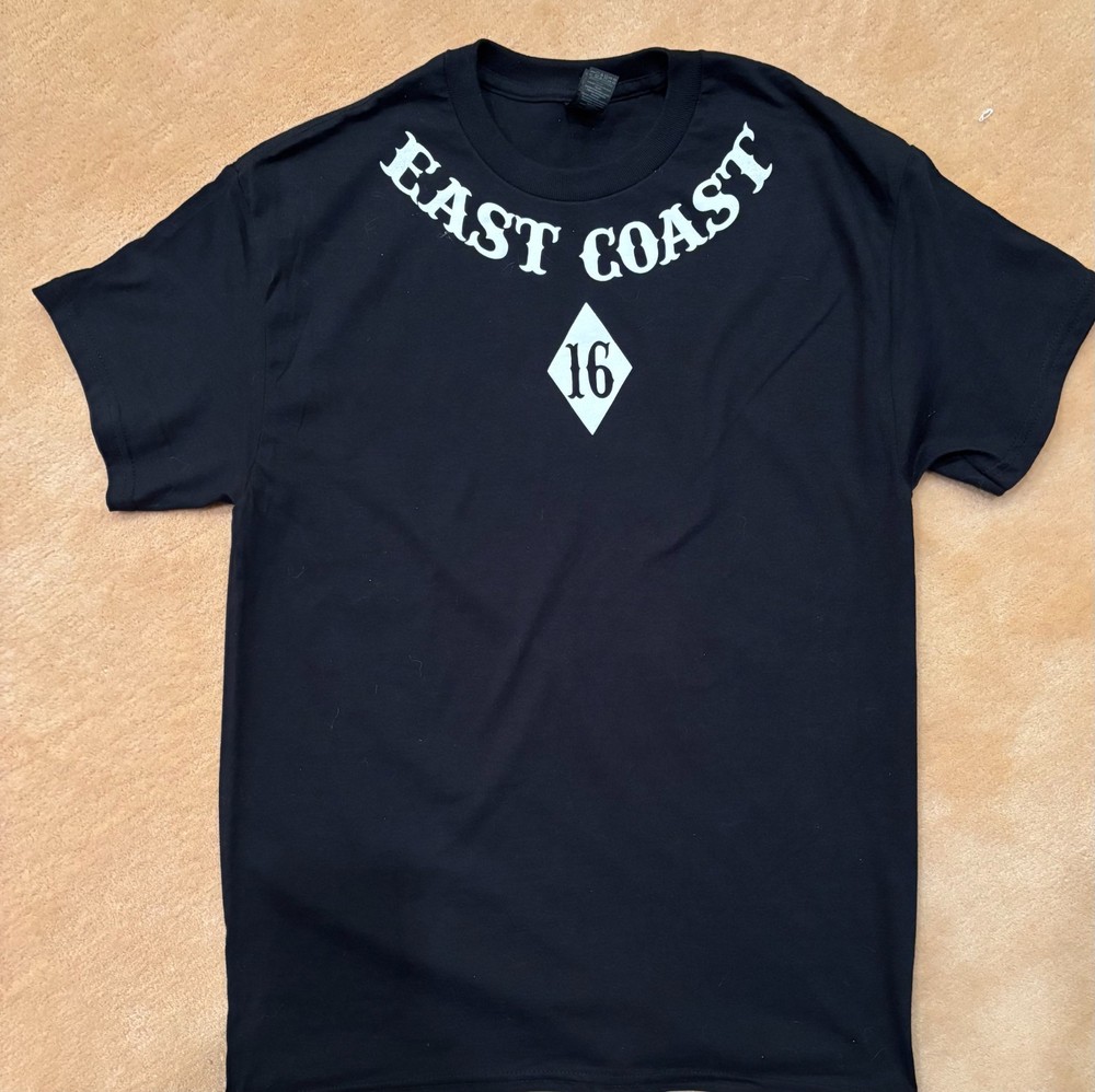 Support 16 Pagan's Mc Motorcycle Club East Coast 16 T Shirt  Large