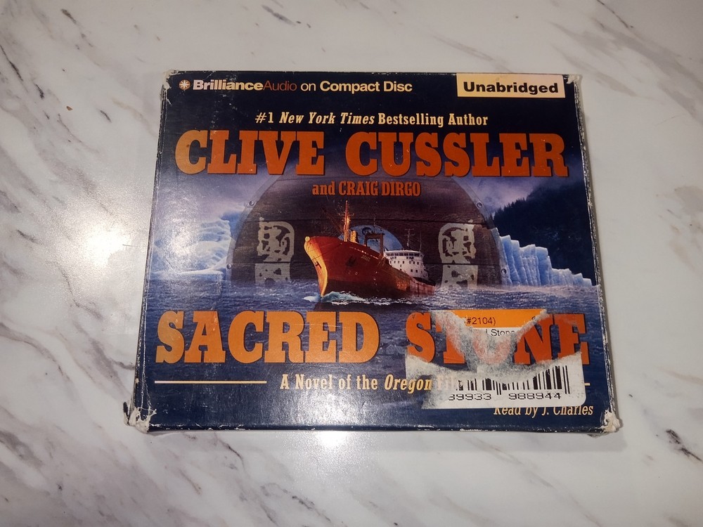 Sacred Stone By Clive Cussler & Craig Dirgo Unabridged Audiobook CD Oregon Files