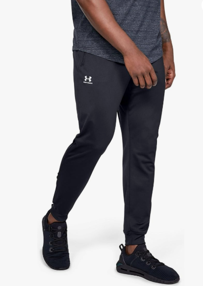 Under Armour Men's Sportstyle Tricot Joggers #1290261 Black Size XXL