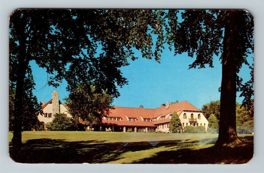 Angola IN Indiana, Potawatomi Inn, Pokagon State Park Lake James Chrome Postcard