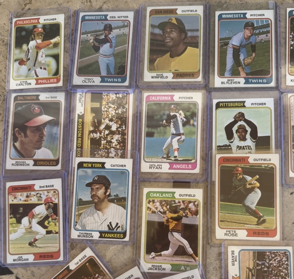 1974 Topps Complete Baseball 660 Cards Ex NM Ryan Parker Winfield