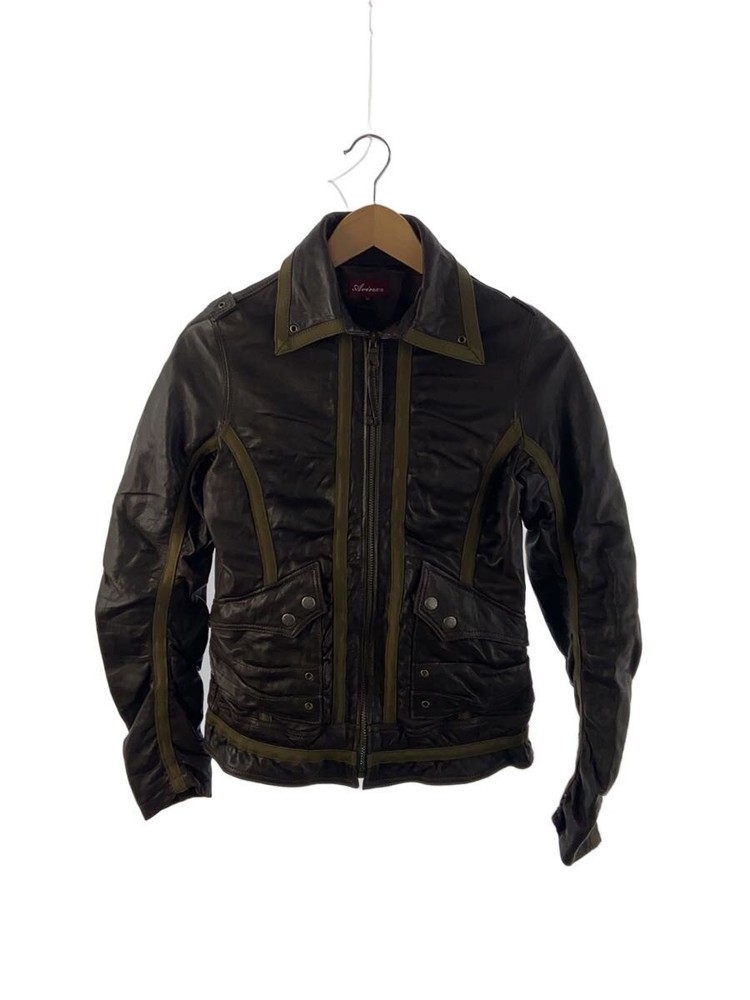 Avirex Leather Jacket Blouson/M/Sheep Leather/Brw 3502