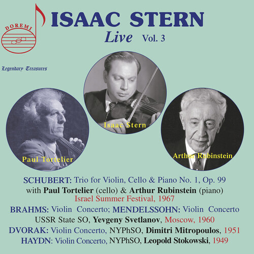 Isaac Stern Live 3 Double CD Set New Sealed