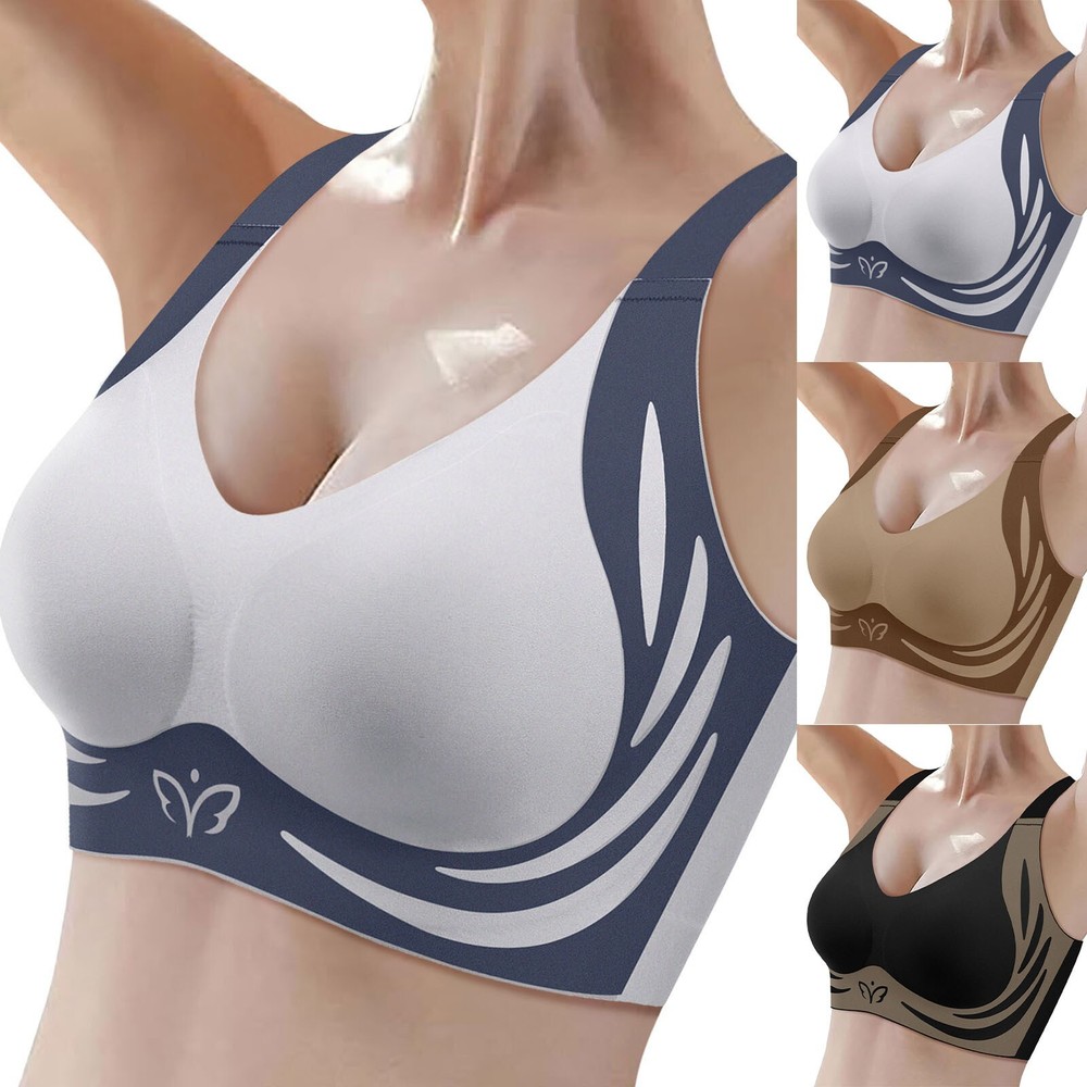 Women Comfortable Sexy Transparent Shoulder Strap Cordless Backless Spongeless