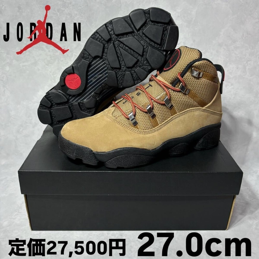 NIKE US10.5 New Jordan Winterized 6 Rings Rocky Tan fv3826-202