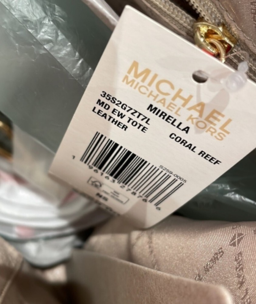 Michael Kors Mirella Medium East West Leather Tote Bag