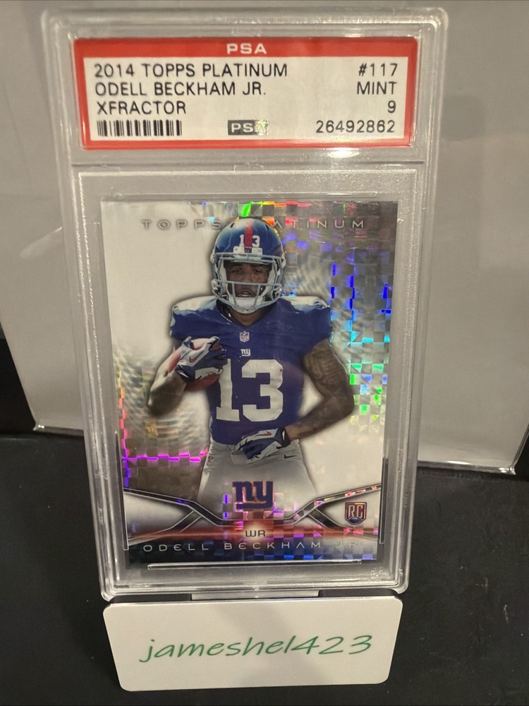 2014 Topps Platinum - Odell Beckham Jr. #117 Rookies X-Fractor (RC)