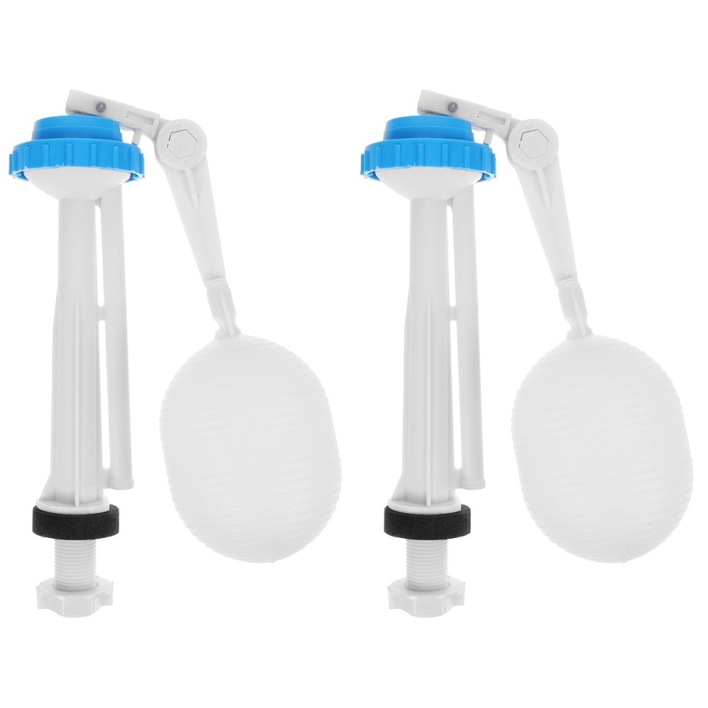 2-Pack Toilet Fill Valve Kit with Tank Float and Water Inlet