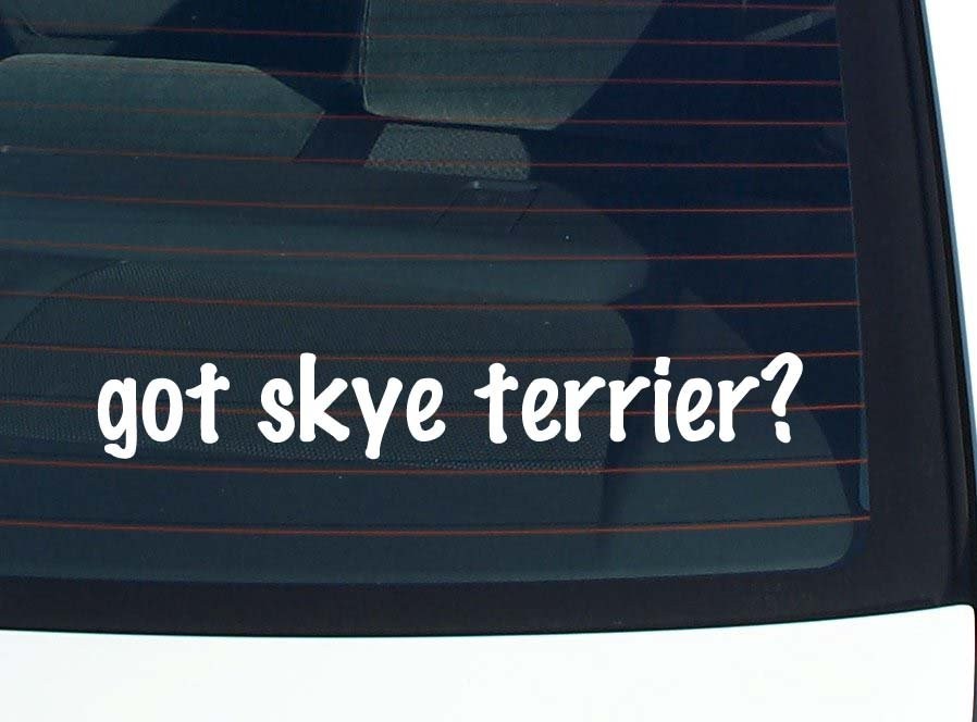 Skye Terrier Car Decal Bumper Sticker Vinyl Funny Window Joke