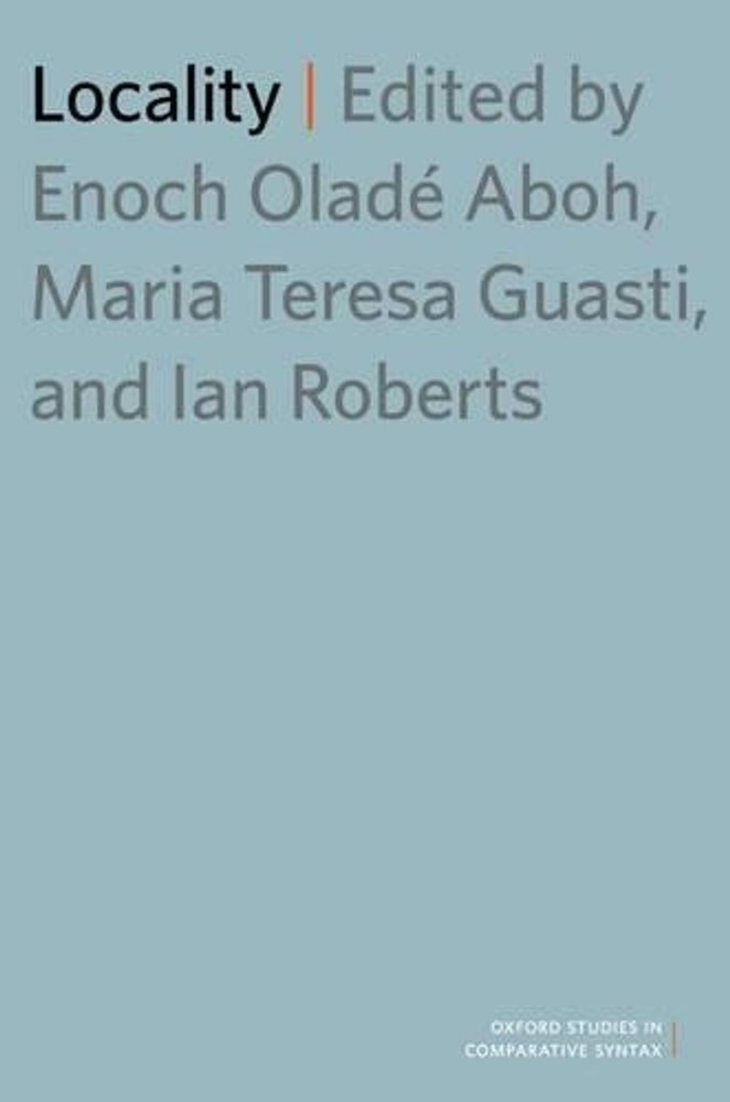 Locality by Maria Teresa Guasti (English) Paperback Book