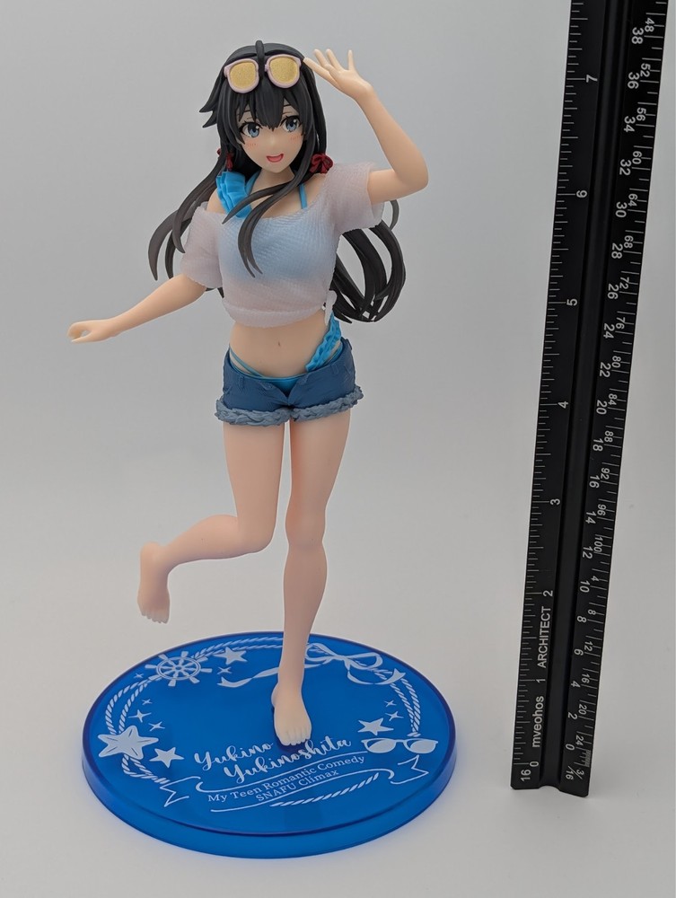 Yukino Yukinoshita Coreful Figure T-Shirt Swimsuit Ver Taito Prize Loose
