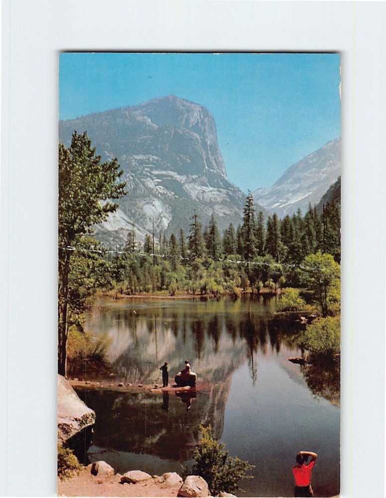 Postcard Mirror Lake Yosemite National Park California USA