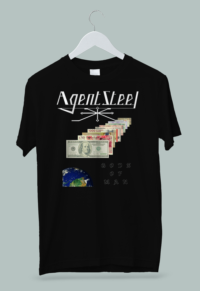 Agent Steel Godz Of Man Graphic T-Shirt in Sizes S M L XL 2XL 3XL
