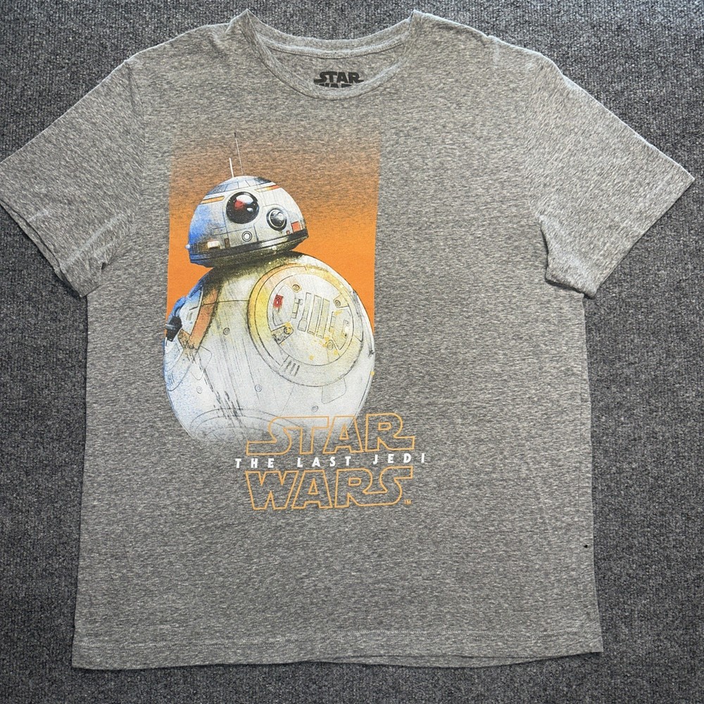 Star Wars The Last Jedi BB-8 T-Shirt Size L Large Graphic Tee