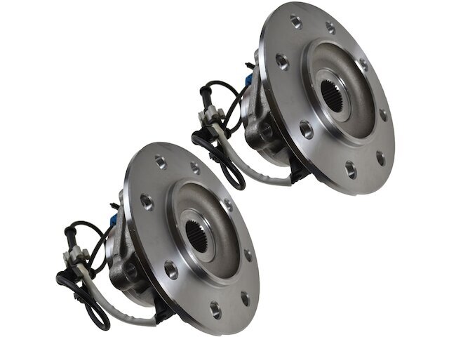 Front TRQ Wheel Hub and Bearing Kit fits GMC K1500 1996-1999 43PFBJ
