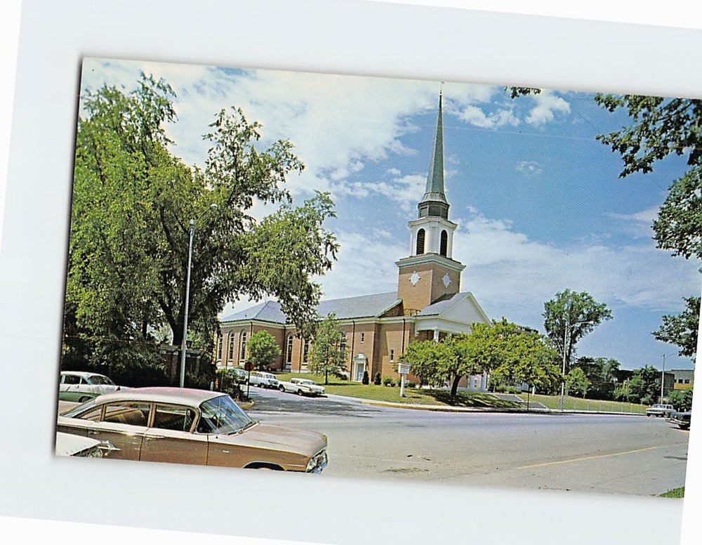 Postcard First Baptist Church Columbia Missouri USA