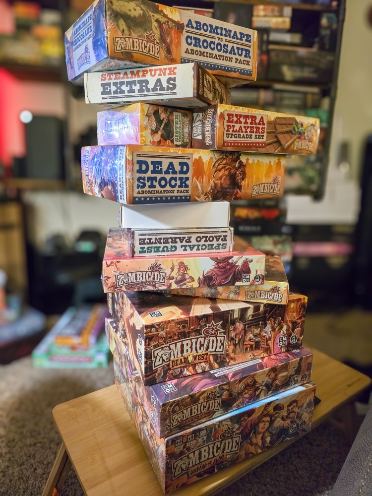 C-MON Zombicide: Undead or Alive Full Steam Kickstarter Pledge Board Game