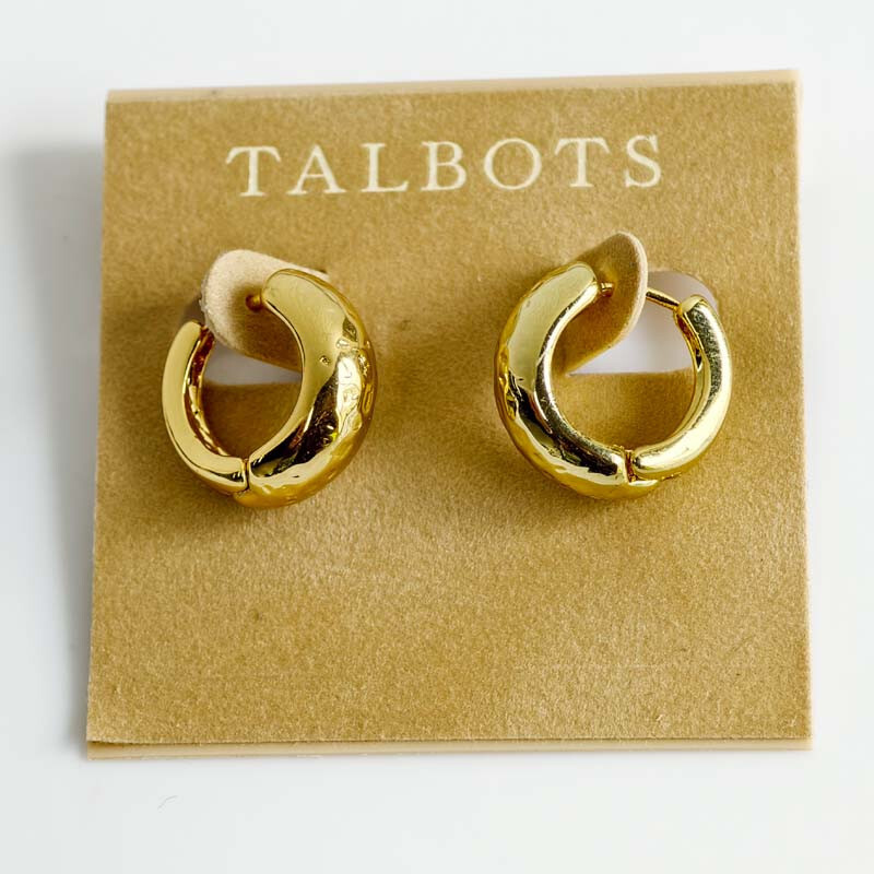 New 17mm Talbots Wide Hoop Earrings Gift Fashion Women Party Holiday Jewelry