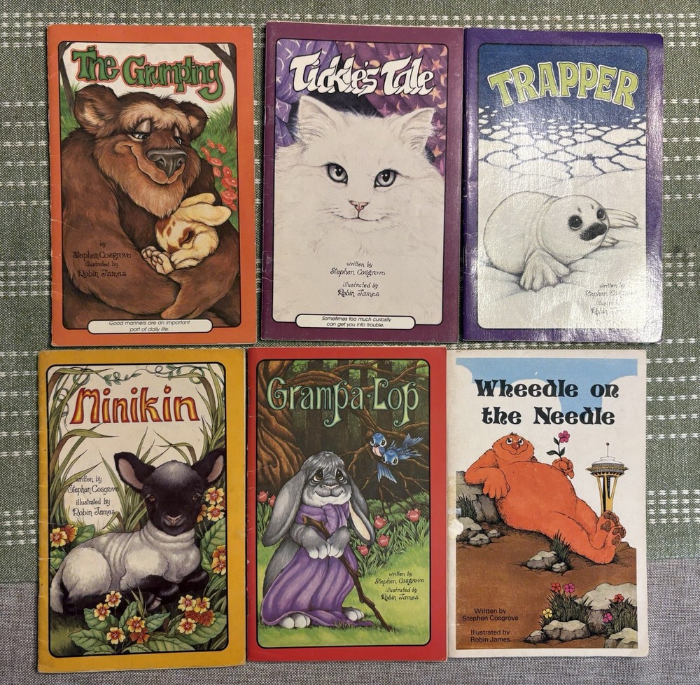 Vintage Serendipity Books Stephen Cosgrove Lot Of 6 Softcover Robin James