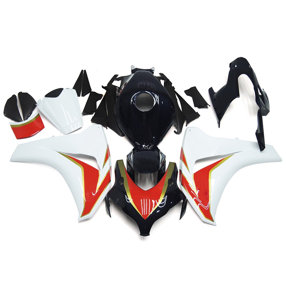 Red White Black Fairings Kit for Honda 2008-2011 CBR1000RR 09 Injection Bodywork