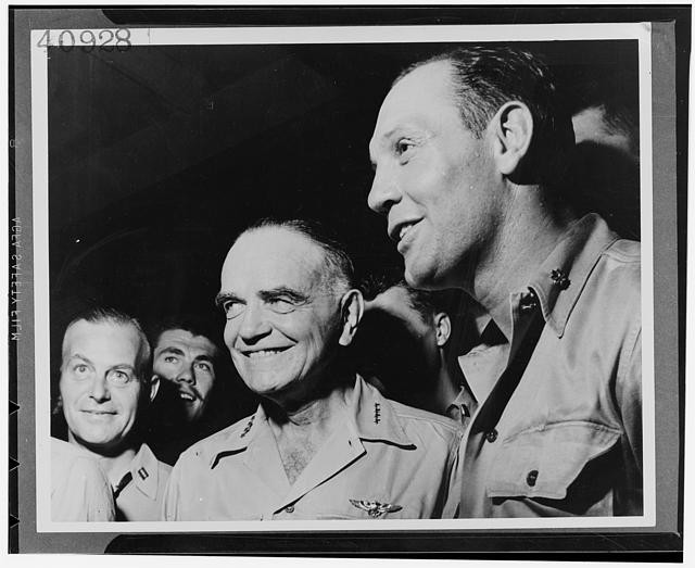 Photo:Military Officers Portrait 1940s Smiling Men in Uniform Photo