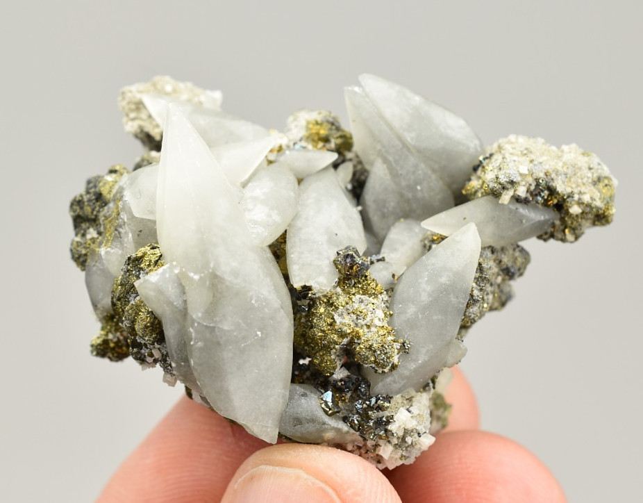 Calcite with Chalcopyrite - Sweetwater Mine, Reynolds Co., Missouri