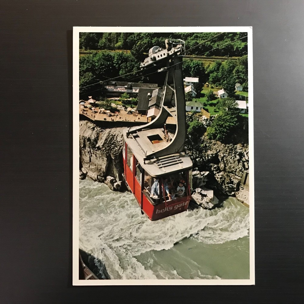 Postcard Hell’s Gate Airtram Closeup Fraser Canyon British Columbia Canada